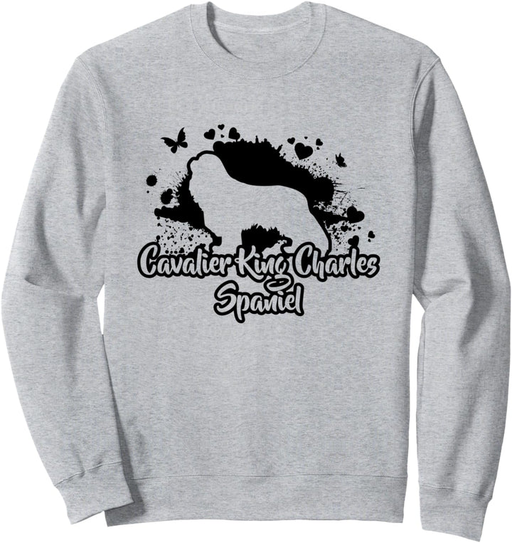 Cavalier King Charles Spaniel Hunderasse lustiger Hund Hunde Sweatshirt