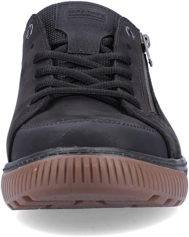 Rieker Herren Bequemschuhe 18910, Männer Schnürhalbschuhe 41 EU Schwarz, 41 EU Schwarz
