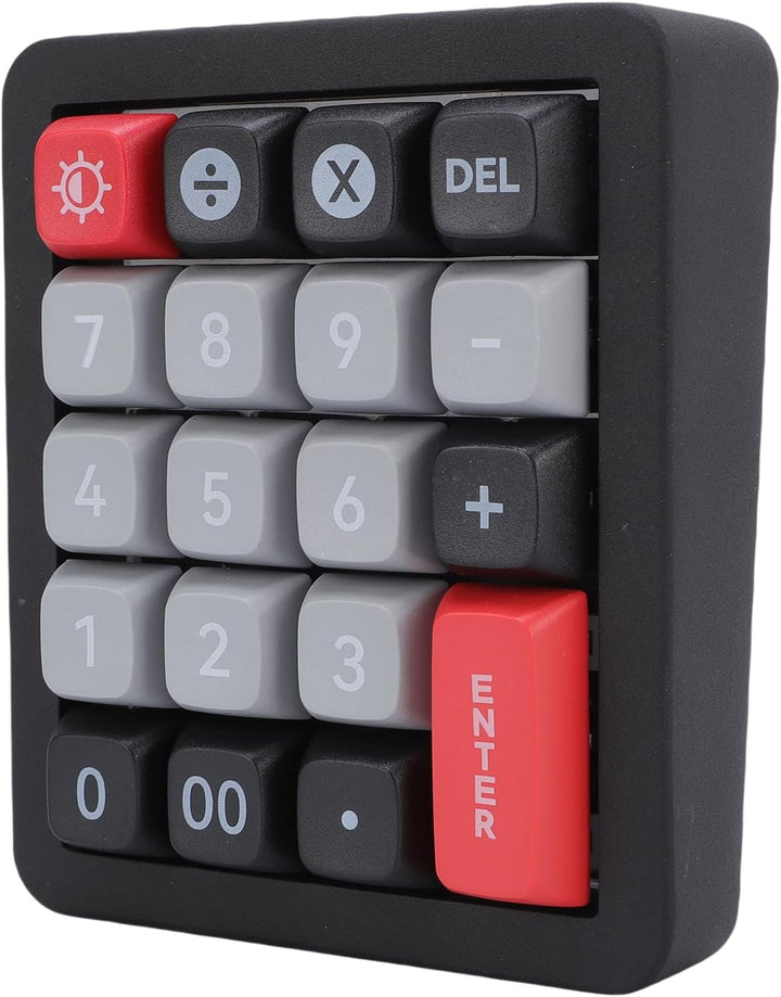 Mechanischer Numpad mit 19 Programmierbaren Knopfs, 12 RGB -Backlits Typ C Kabelnummernpad, Red Swit