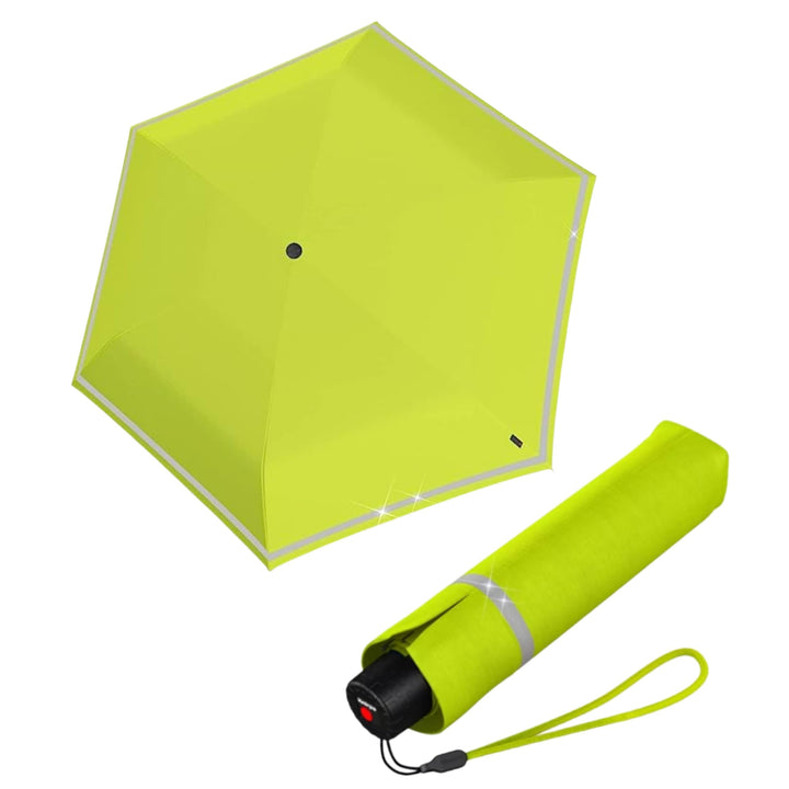 Knirps Rookie manual Kinder Regenschirm lime, 90 cm, Lime