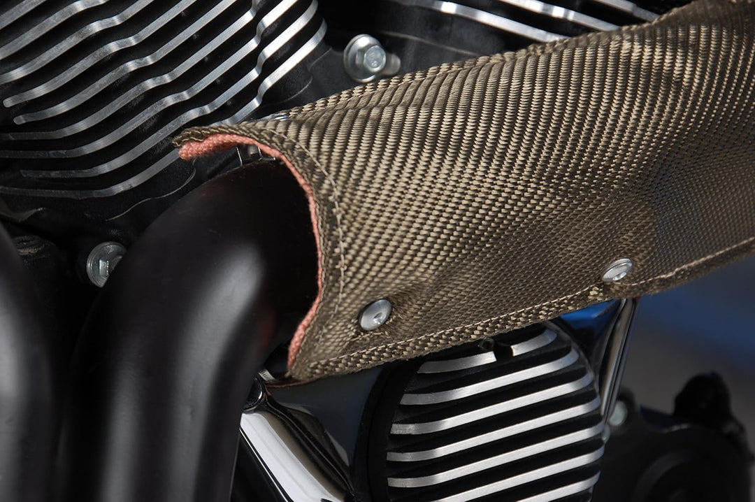 Design Engineering 010453 Titan-Rohrschutz, Auspuff-Hitzeschutz, 10,2 x 20,3 cm 4\" x 8\, 4\" x 8\