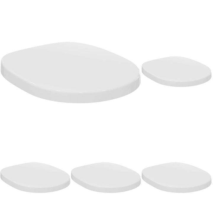 Ideal Standard E712801 Original Connect WC-Sitz, Wrapover-Design aus Kunststoff (Duroplast), Weiss (