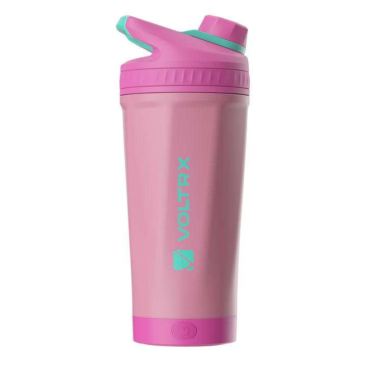 VOLTRX ChillMix Shaker Isoliertem Edelstahl - USB-C Aufladbarer Elektrischer Proteinshake-Mixer, Sha