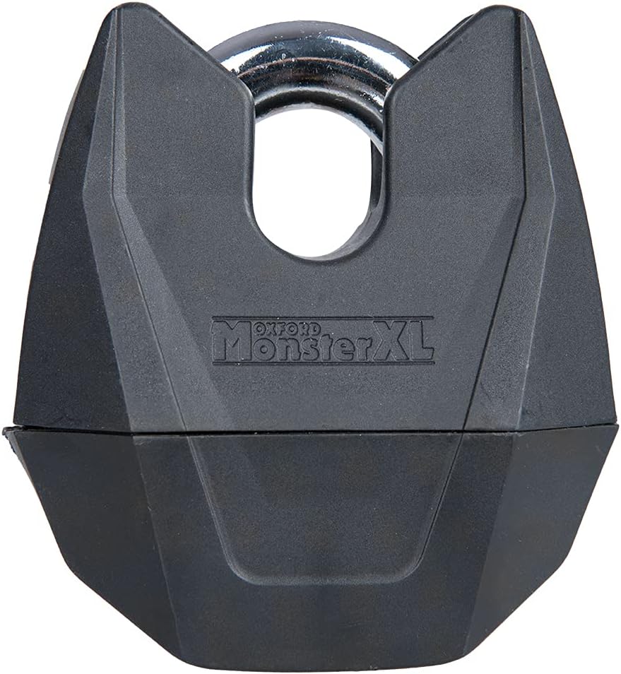 Oxford OF20 Monster XL 1.5M Kette und Vorhängeschloss, Schwarz 1.5m Ketten, Schlösser und Alarme, 1.
