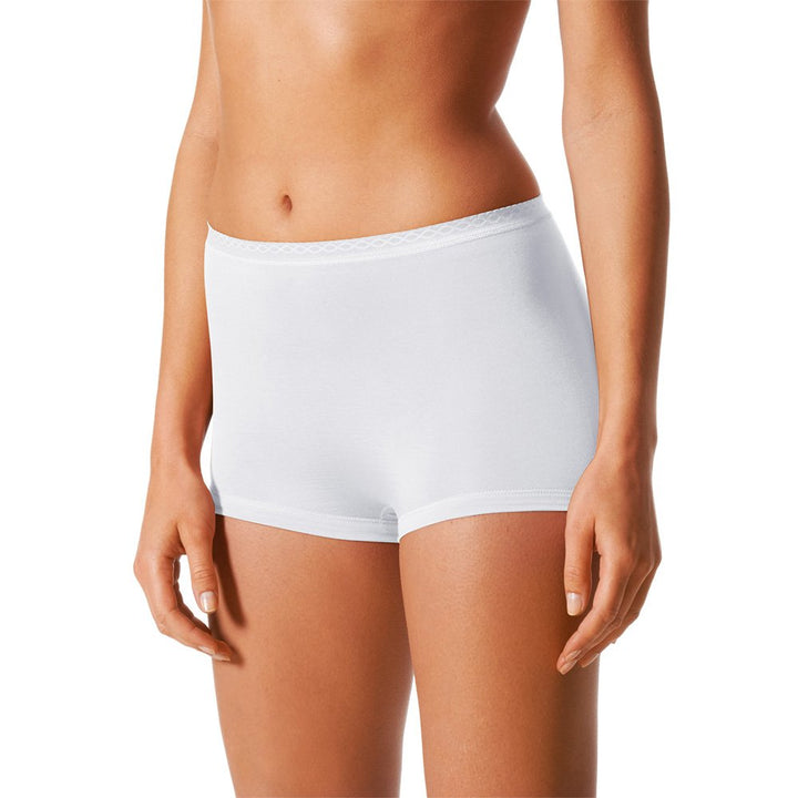 Mey 2er Pack Damen Panty Lights - 89206 - Weiss - Grösse 44 Bodysize - Damen Pants ohne Seitennähte