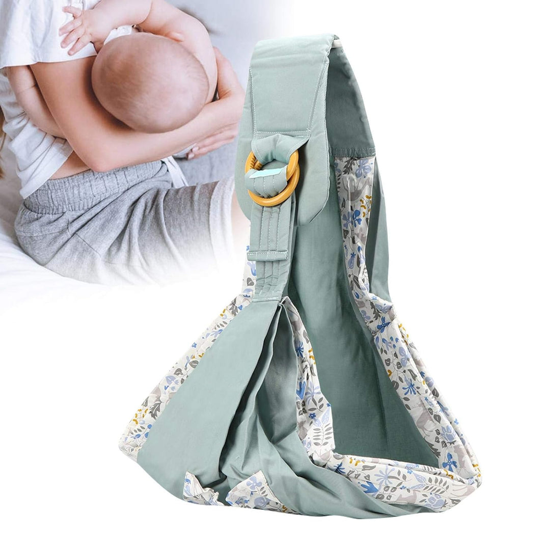 Juli- Imitation Uterus Design Stillträger Baby Ring Sling(Green Fawn (Four Seasons))