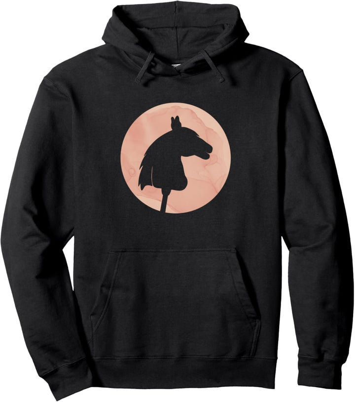 Hobby Horse Wasserfarben Design Pullover Hoodie