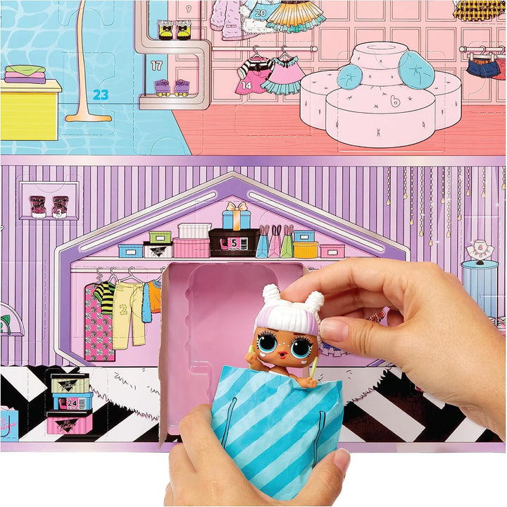 LOL Surprise Adventskalender mit Limitierter Sammlerpuppe und 24 Überraschungen - MAKEOVER BABE 2.0