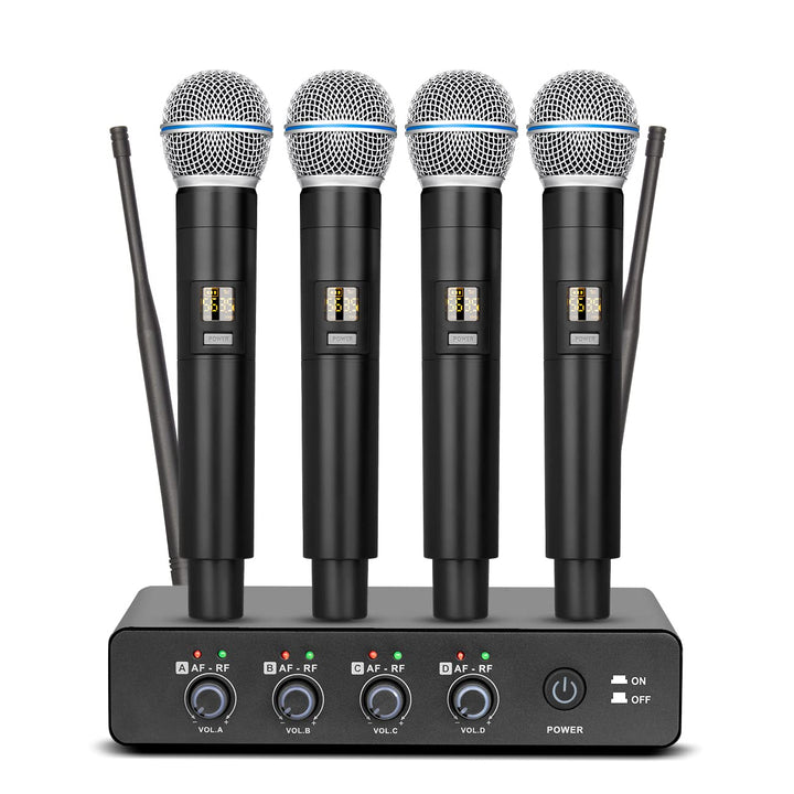 Depusheng R4 funkmikrofon kabellos mikrofon UHF Professionelles dynamisches drahtloses Drahtloses 4