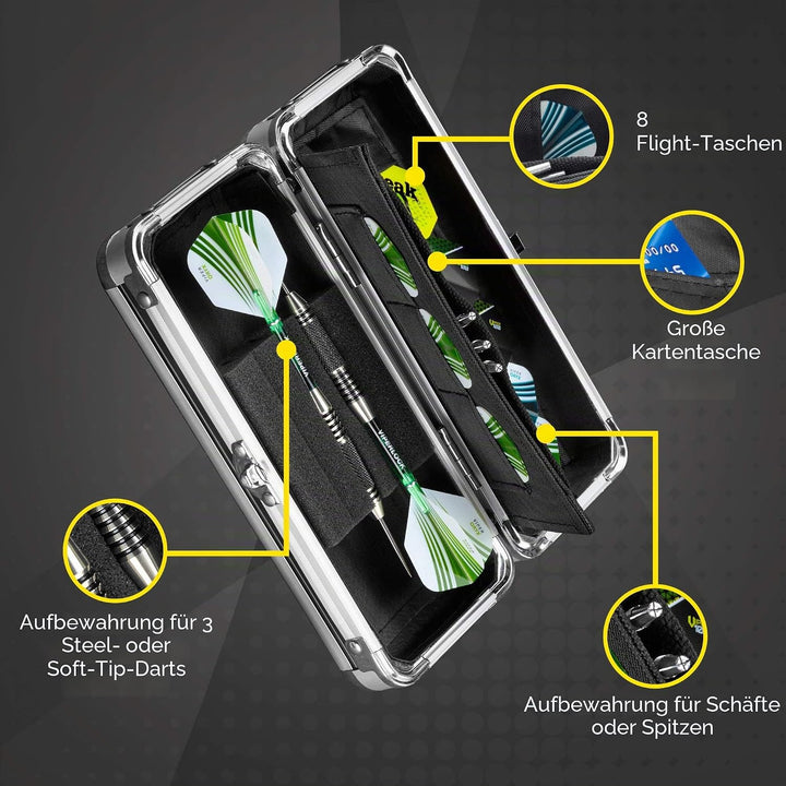 [Casemaster] Sohle 3 Dart Aluminium Storage/Travel Case