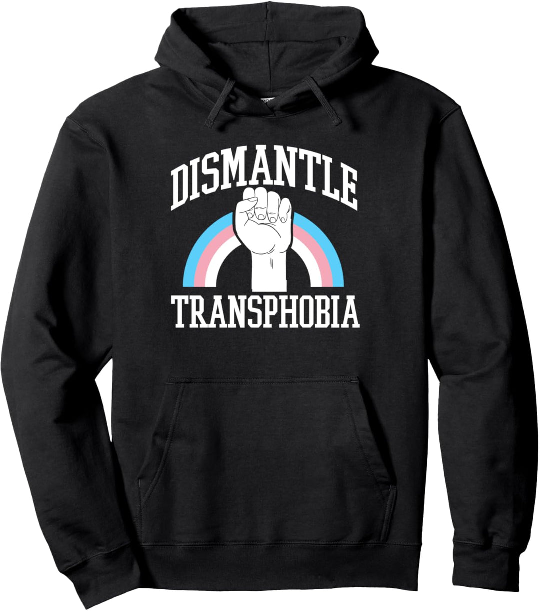 LGBTQ Transphobien-Transgender-Pride-Flagge, Regenbogenfarben Pullover Hoodie