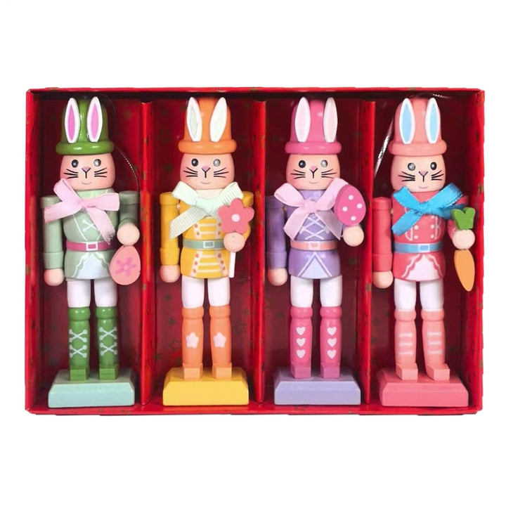 Generisch Osterhase Nussknacker, Dekorationsfigur Mit Hasendesign, Osterhase Holz Nussknacker Osters
