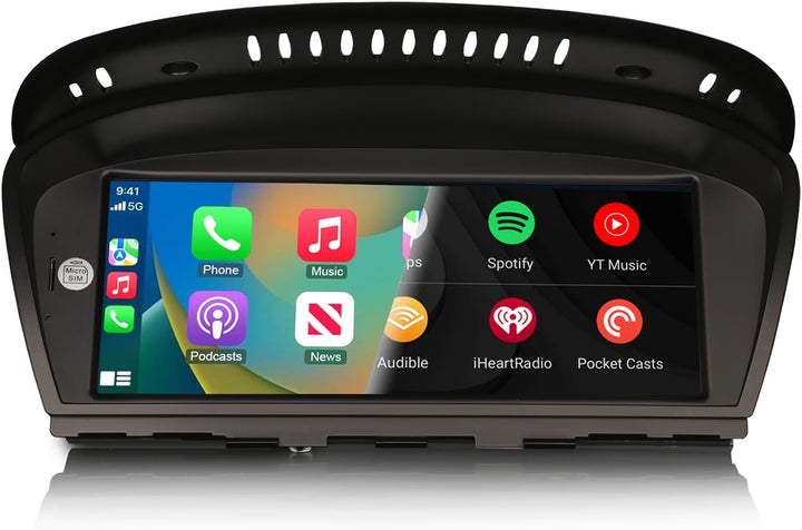 8,8" IPS Qualcomm 8-Kern Android 14 DAB+ Autoradio Für BMW 3er E90 E91 E92 E93 5er E60 E61 6er E63 E