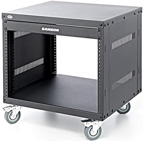 Samson SRK8 Rack 19 Zoll / 48,3 cm für 8 Einheiten, Schwarz Single, Single
