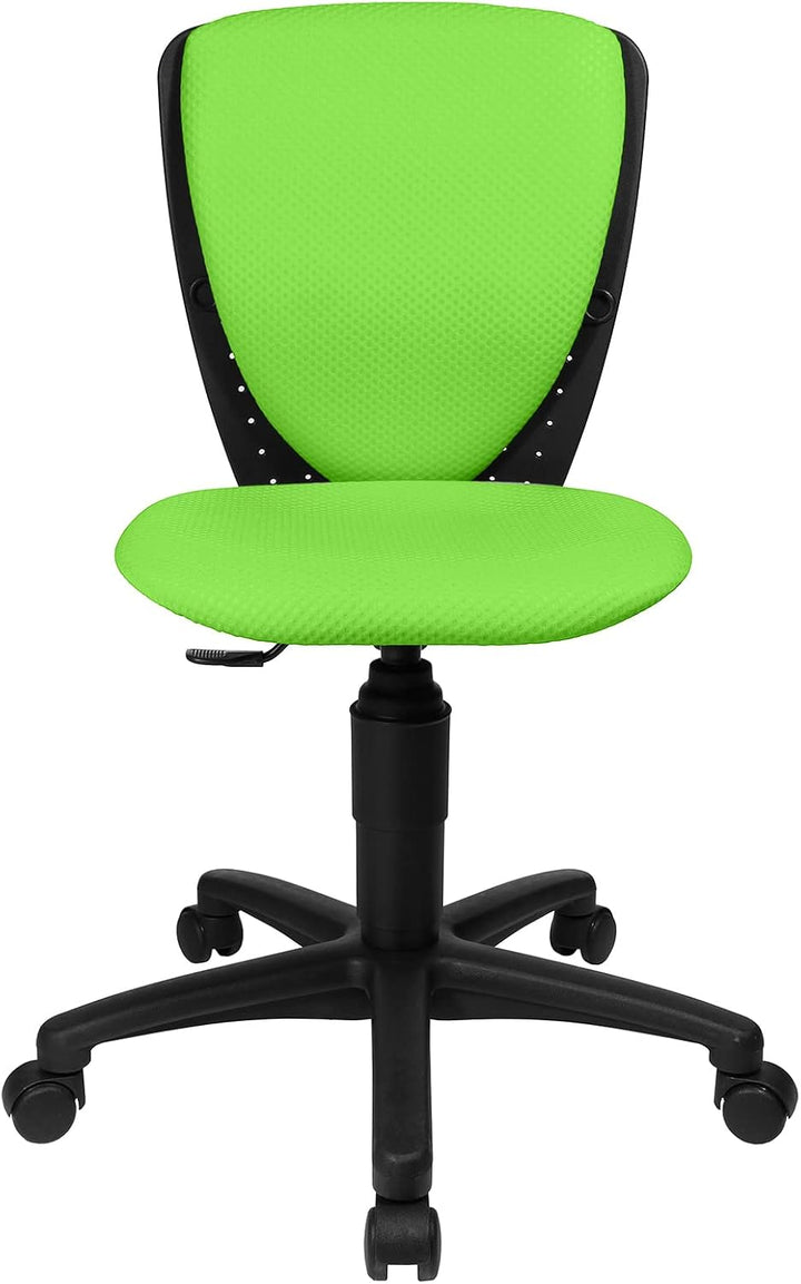 TOPSTAR Kinder Drehstuhl High S`Cool 3 Junior, ergonomisch, Neuer Stoff (Flash Grün)…, Flash Grün
