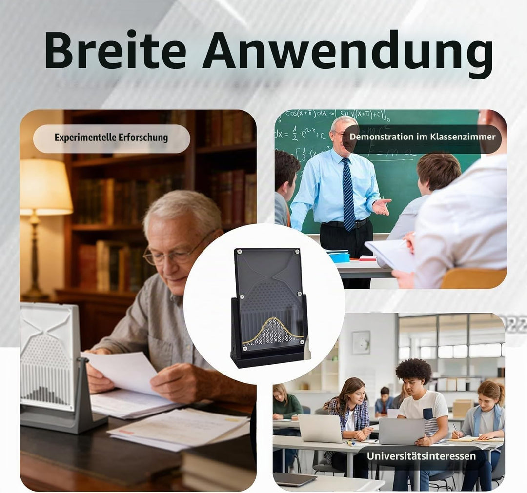 Galton-Brett, Mathematisches Modell der Dalton-Brett-Normalverteilung Wahrscheinlichkeitsdemonstrati