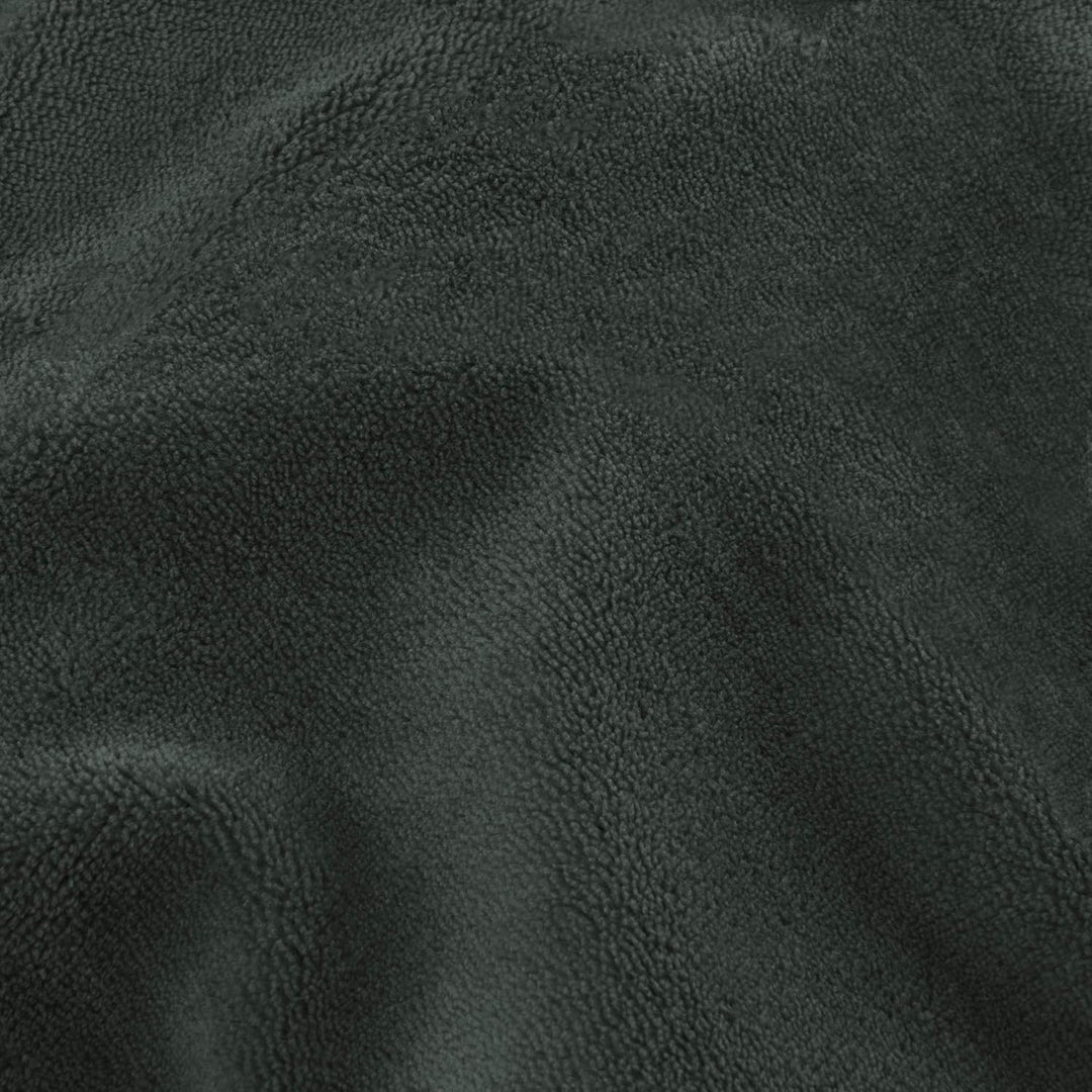 aqua-textil Feelwell Bettwäsche 200 x 200 cm 3teilig Coral Fleece Bettbezug Thermo Flausch anthrazit