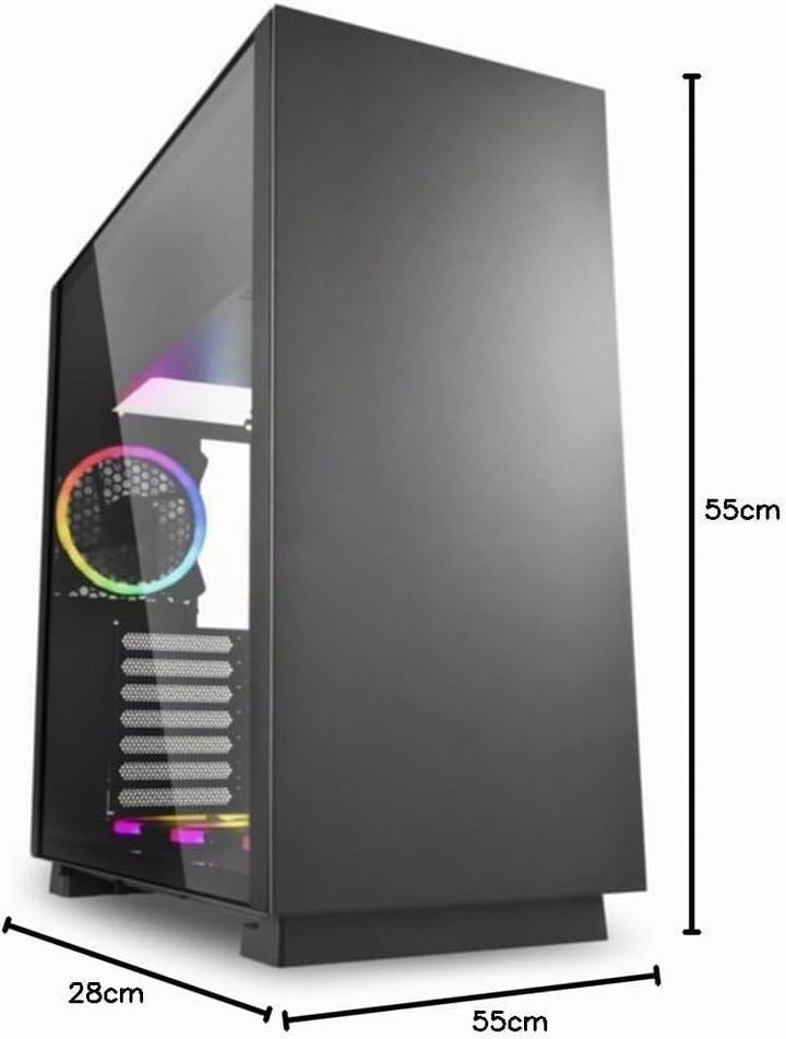 Sharkoon Pure Steel PC Gehäuse RGB Schwarz/RGB