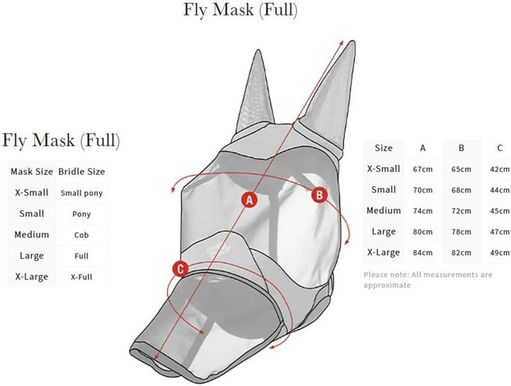 LeMieux Armour Shield Pro Fly Mask Full Fliegenmaske XS navy, XS navy