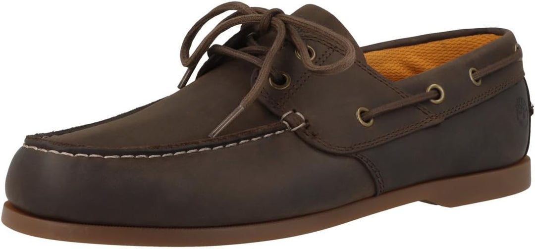 Timberland Herren Cedar Bay 2 Eye Boat Shoe 40 EU Dk Brown Full Grain, 40 EU Dk Brown Full Grain
