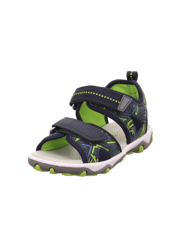 Superfit Jungen Mike 3.0 Sandale 25 EU Weit Blau Hellgrün 8040, 25 EU Weit Blau Hellgr&amp;
