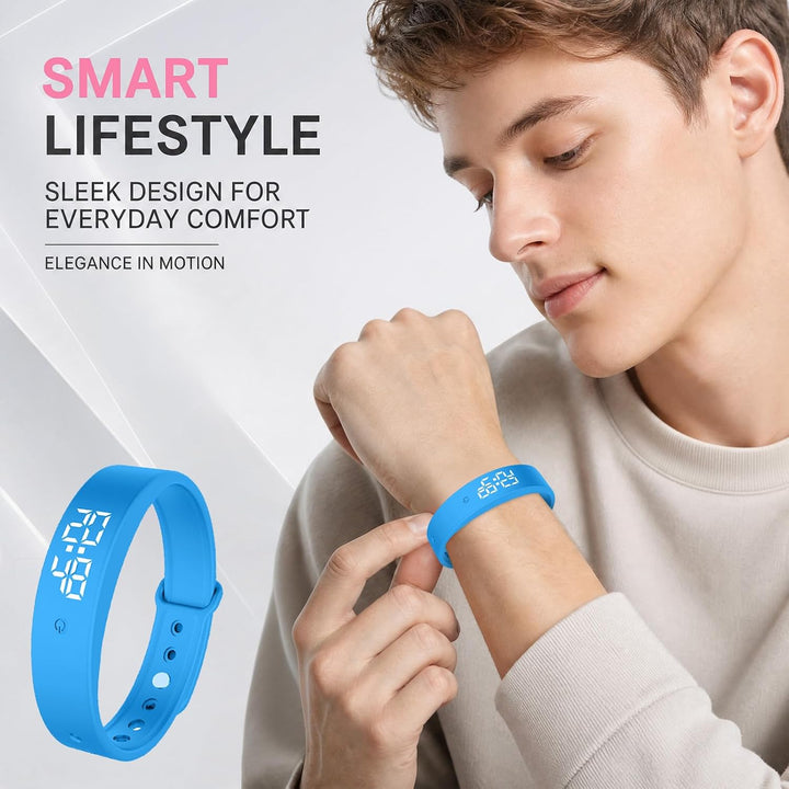 CEWROM Vibrationswecker Armband, Wecker Armband Vibration mit Timer, Vibrationsalarm Erinnerung Uhr,