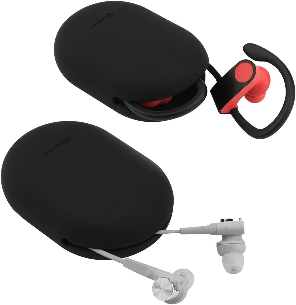 Geekria 2 Stück Silikon-Schutzhülle für Ohrhörer, für PowerBeats, Jabra Sport Pace, Jaybird X3, X2,