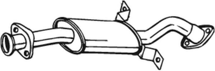 Bosal 177-257 Mittelschalldämpfer