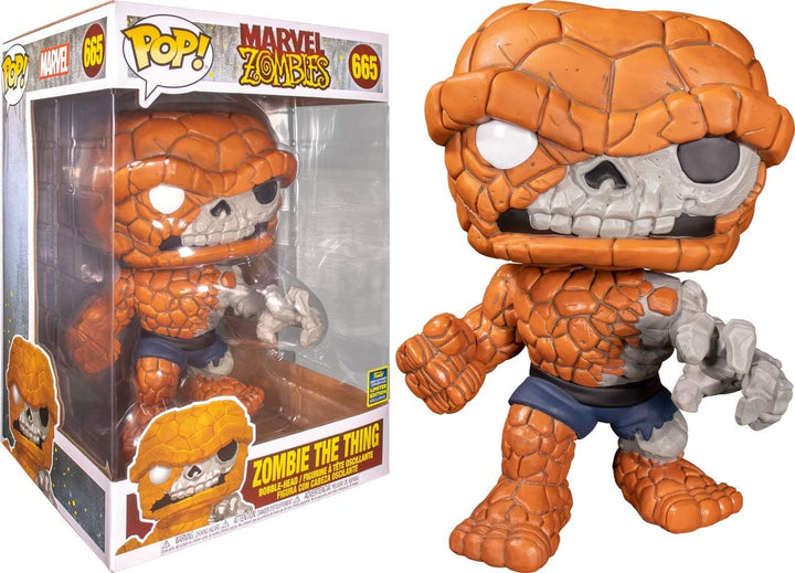 Marvel Funko Pop 665 Zombies 48901 The Thing 10" SDCC2020, Bunt