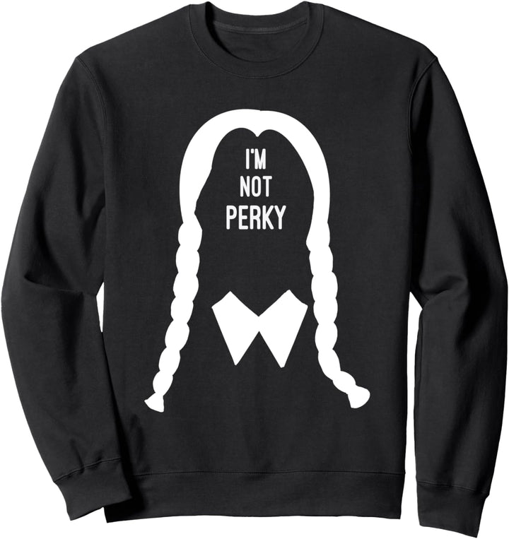 Mittwoch bin ich nicht Perky lustiges Gothic Geschenk Sweatshirt