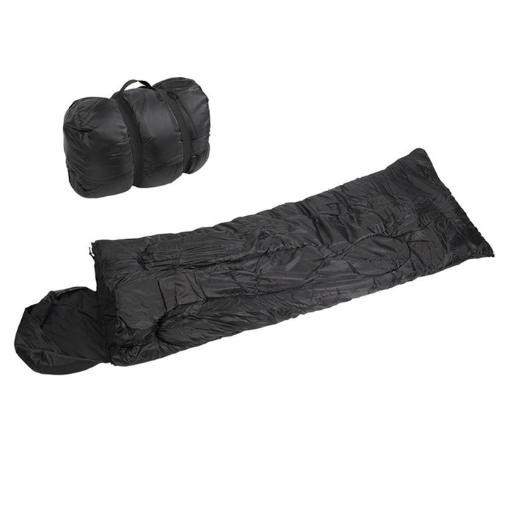 Mil-Tec Schlafsack Pilot Schwarz, Schwarz