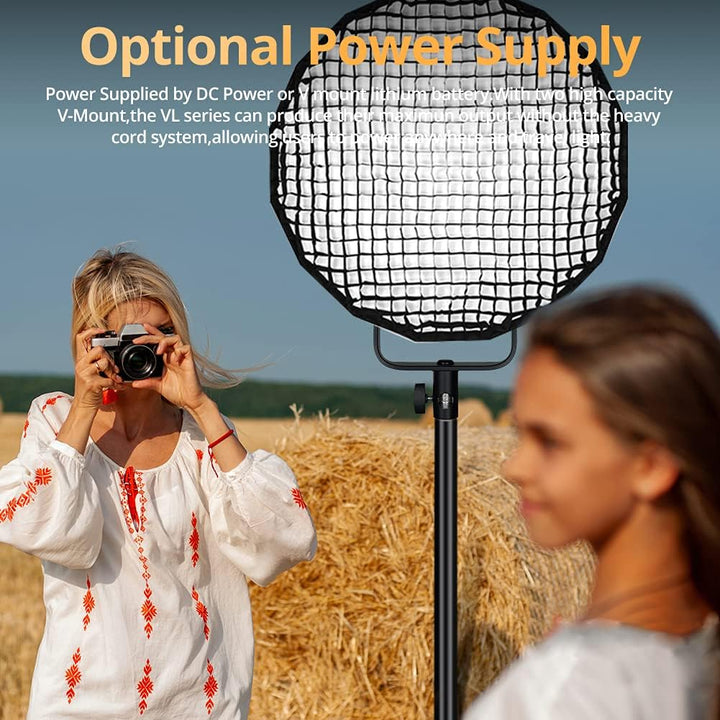 GODOX VL300 VL300W 5600K White Version LED Video Light Continuous Output Bowens Mount Studio Light A