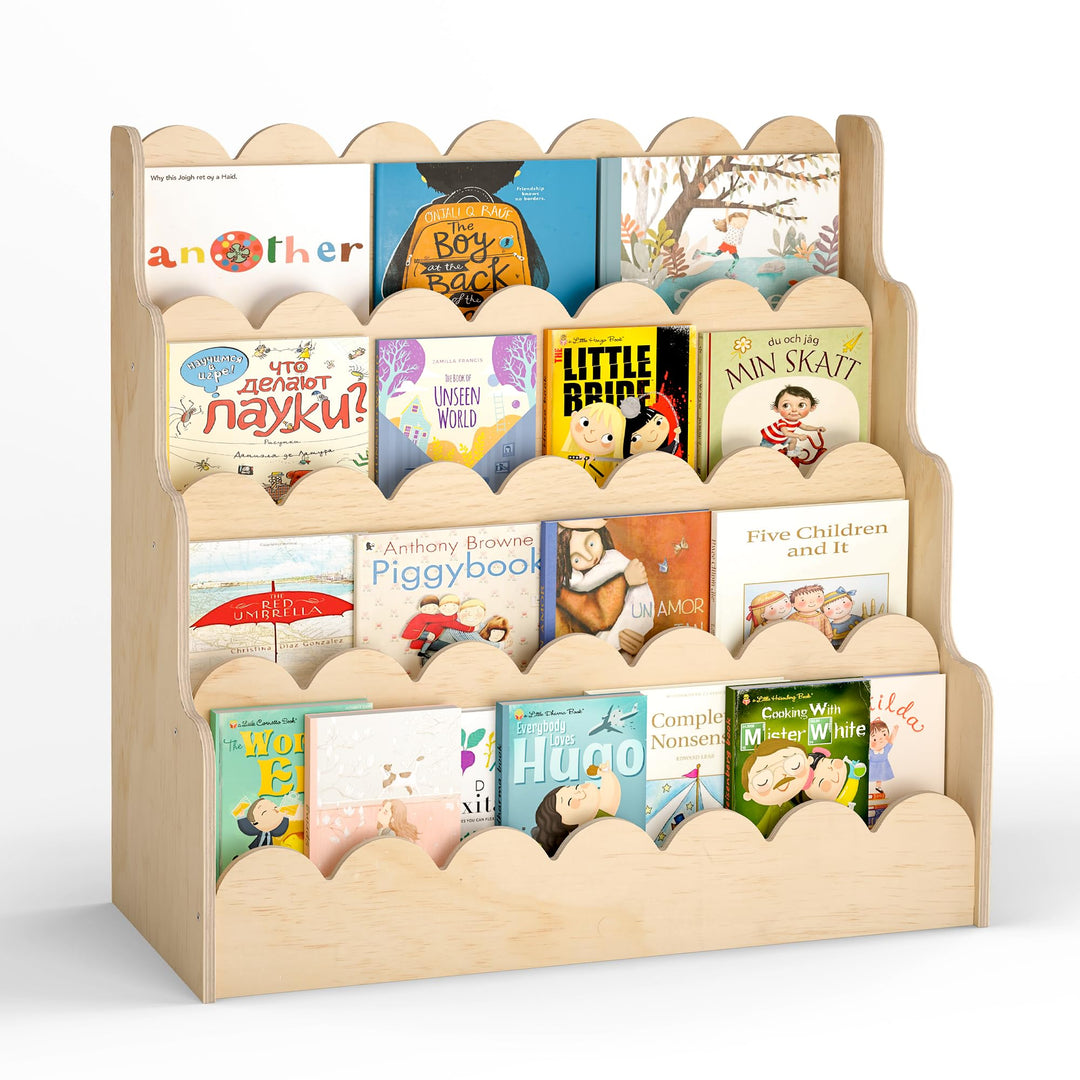 Bücherregal Kinder aus Holz - für Kinderzimmer (80x38x80 cm)