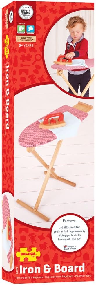 Bigjigs Toys Bügeleisen und Bügelbrett