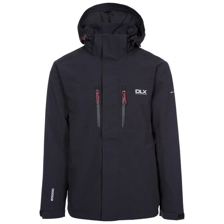 Trespass Herren Oswalt Jacke XXS Schwarz, XXS Schwarz