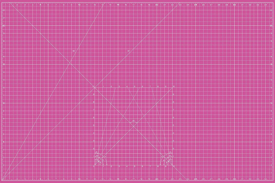 La Canilla Schneidematte A1 Selbstheilend (60x90 cm - 36x24") Cutting Mat Schneideunterlage für Bast