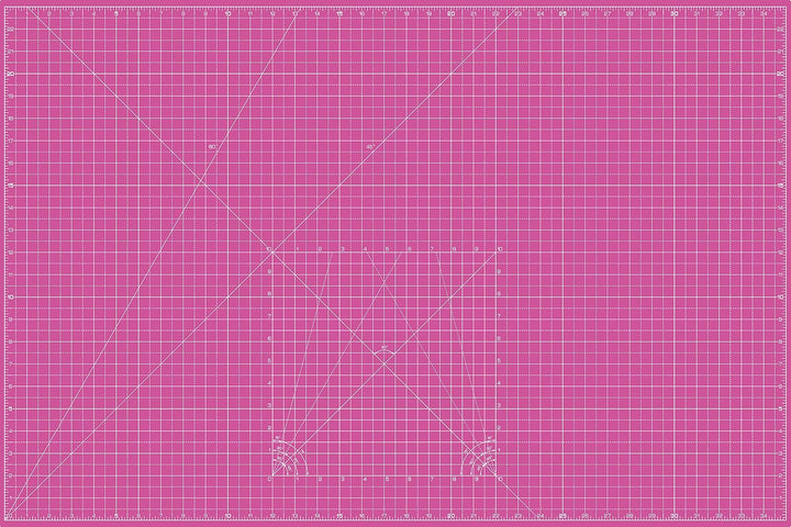 La Canilla Schneidematte A1 Selbstheilend (60x90 cm - 36x24") Cutting Mat Schneideunterlage für Bast