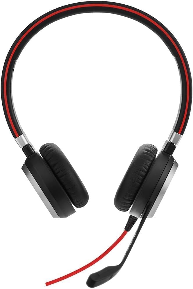 Jabra Evolve 40 Headset für PC, Laptop, Handy, Smartphone, Softphone und Tablet