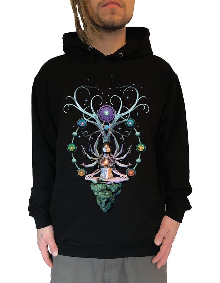 Yoga Hoodie Chakren Meditation (M), M
