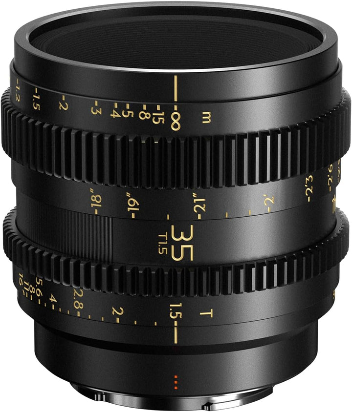 THYPOCH Simera-C 35mm T1.5 FF Prime Cine Lens for Sony E-Mount Black Sony E Mount 35mm Brennweite, S
