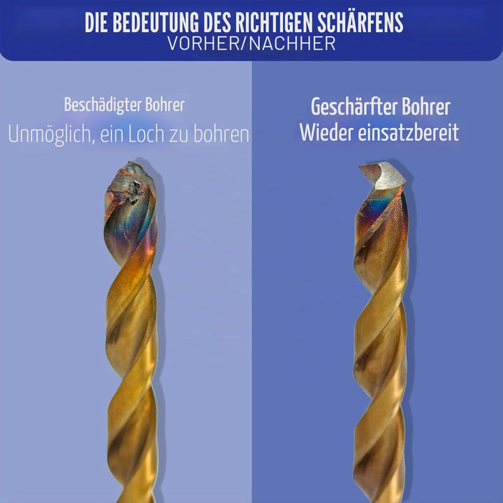 Tivoly Drill Doctor 750 – Bohrerschärfgerät (2,5 bis 19 mm, Spitze 118º und 135