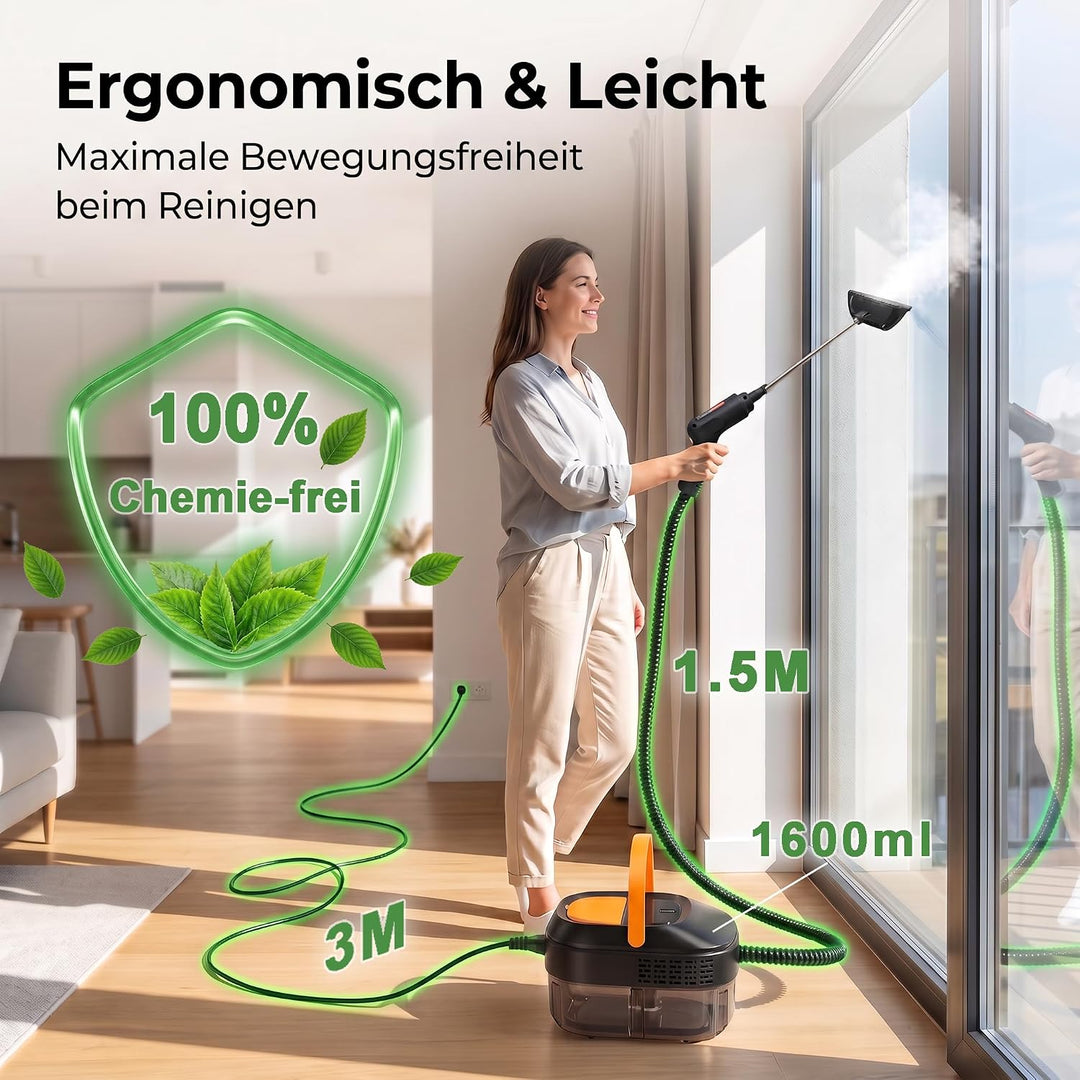 Dampfreiniger Handgerät, Handdampfreiniger für Polster &amp; Auto