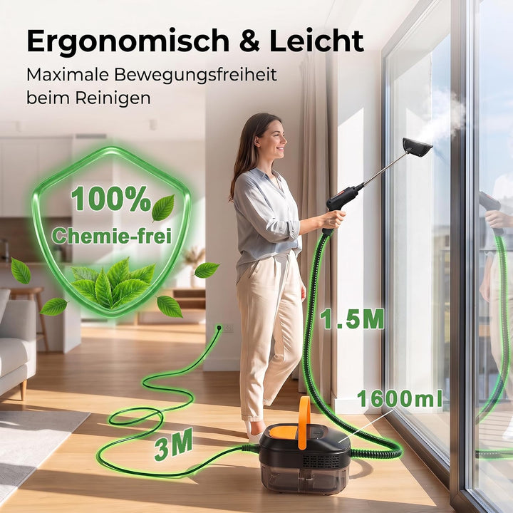 Dampfreiniger Handgerät, Handdampfreiniger für Polster &amp; Auto