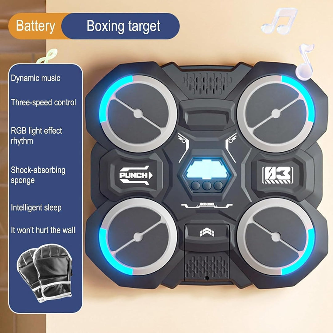 Smart Musik Elektronische Boxzielwand Trainingsgerät für Heimfitness mit Reaktionsdruck Kompressions