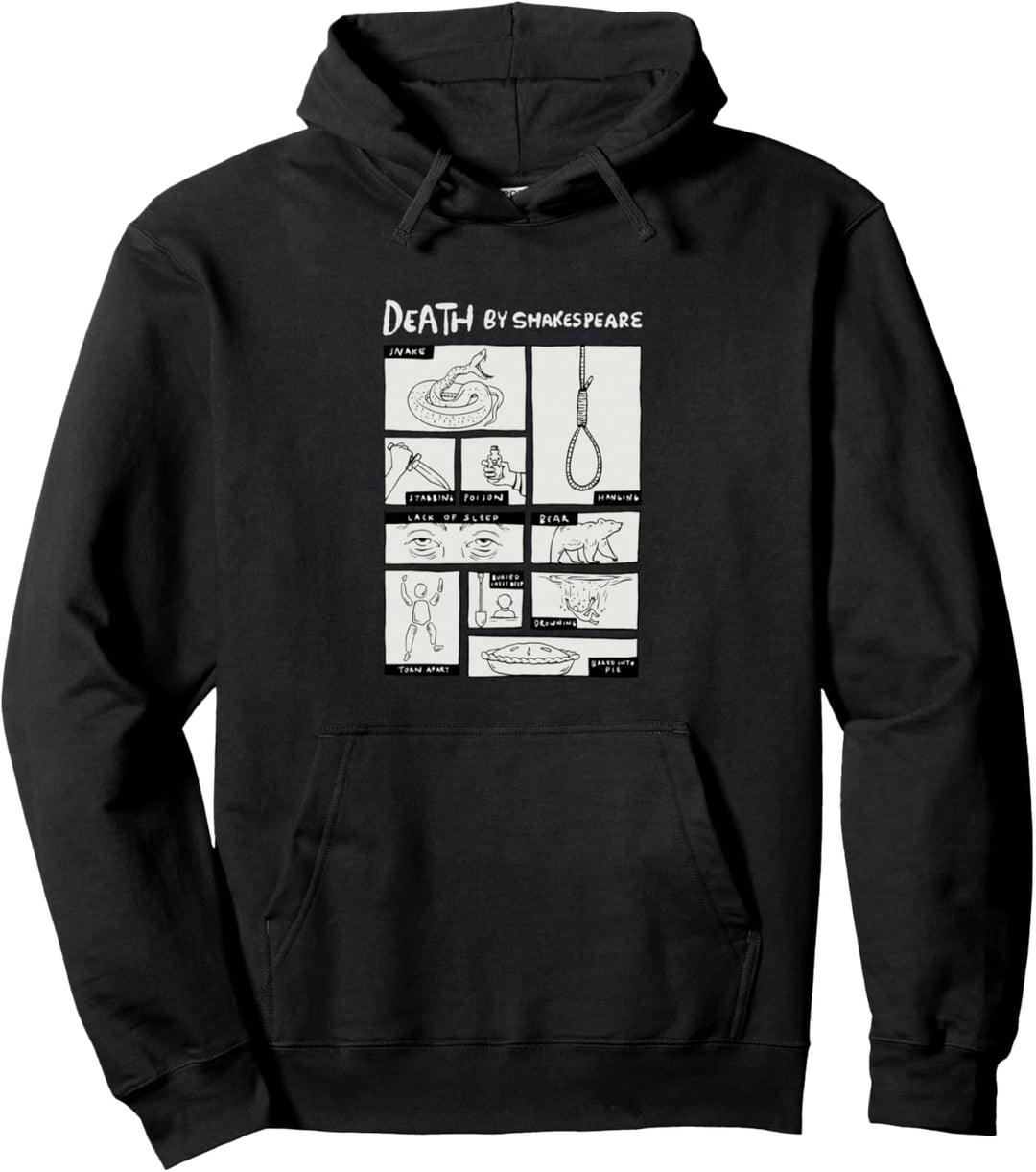 Tod von Shakespeare Design Pullover Hoodie