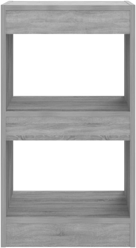 WIFESE Bücherregal Raumteiler 40x30x72 cm 2 Fächer Holzregal Regal für Arbeitszimmer Büro Wohnzimmer