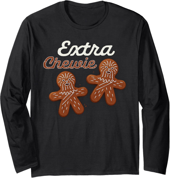 Star Wars Extra Chewie Chewbacca Gingerbread Funny Holiday Langarmshirt
