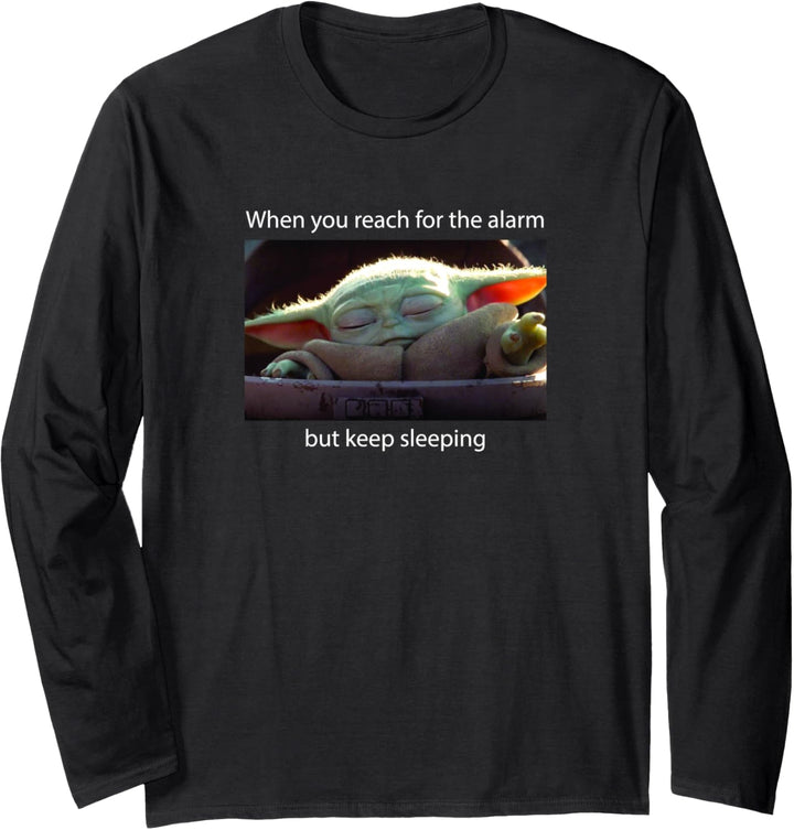 Star Wars Sleep Meme Langarmshirt