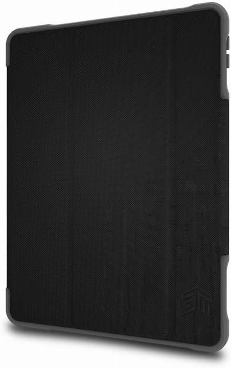 STM Goods Dux Plus Duo Schutzhülle für Apple iPad 10.2 (2020), iPad 10.2 (2019), Schwarz/Transparent