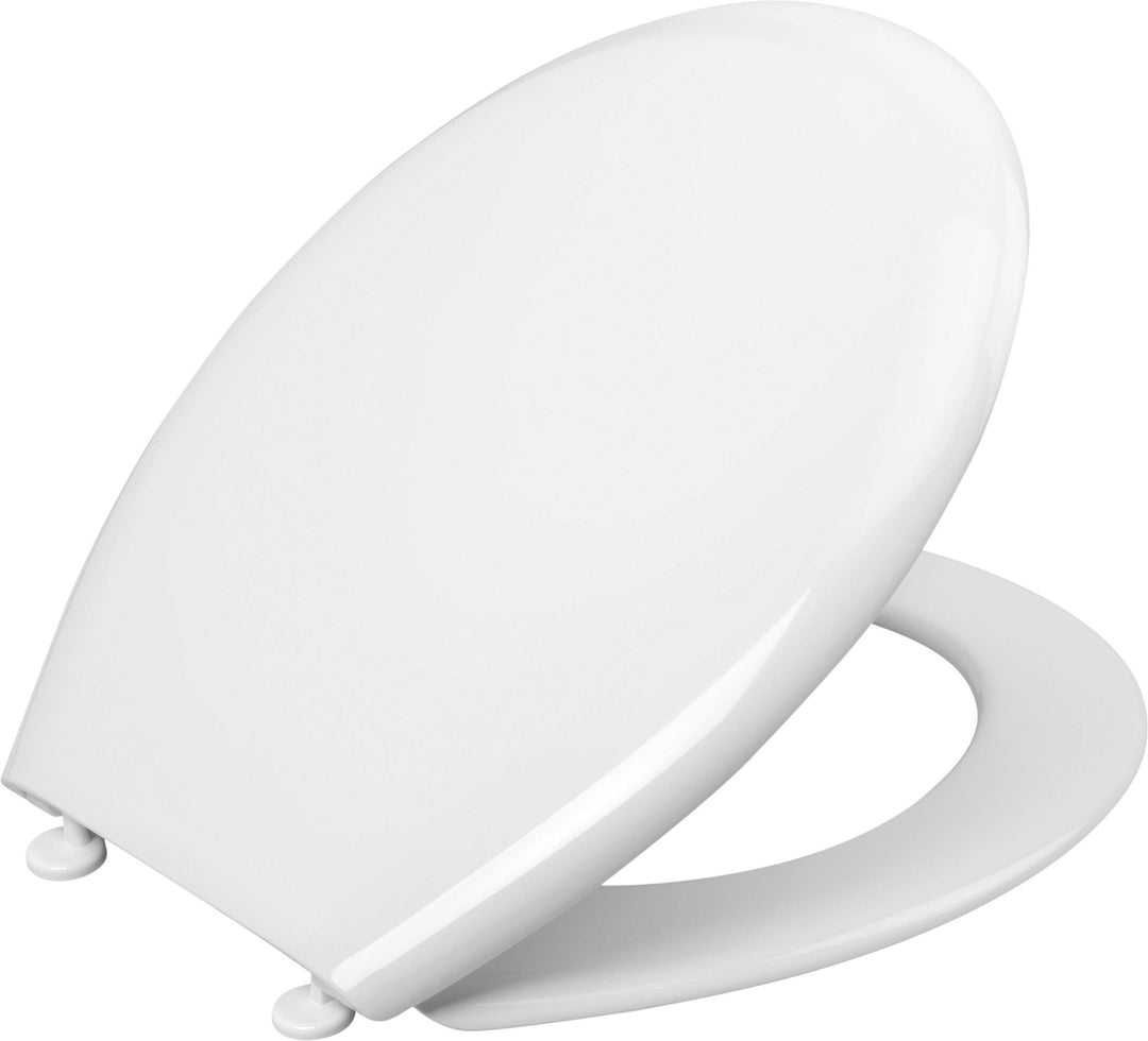 Cornat WC-Sitz "Palu" - Klassisch weisser Look - Pflegeleichter Thermoplast - Schlichtes Design pass